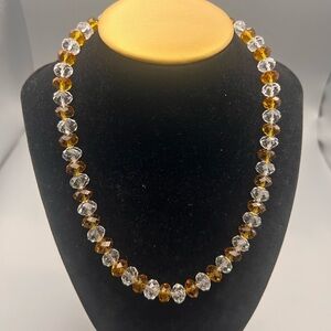✨ Crystal Beaded Necklace — 18 Inches